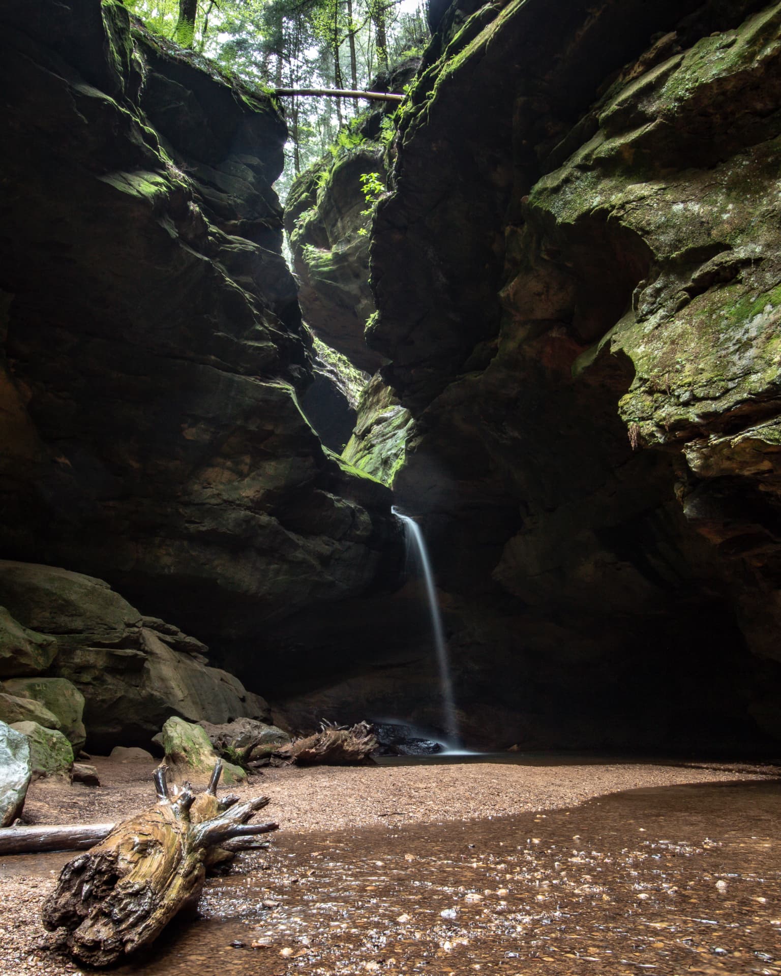 Light in the Hollow — Hocking Hills, Ohio